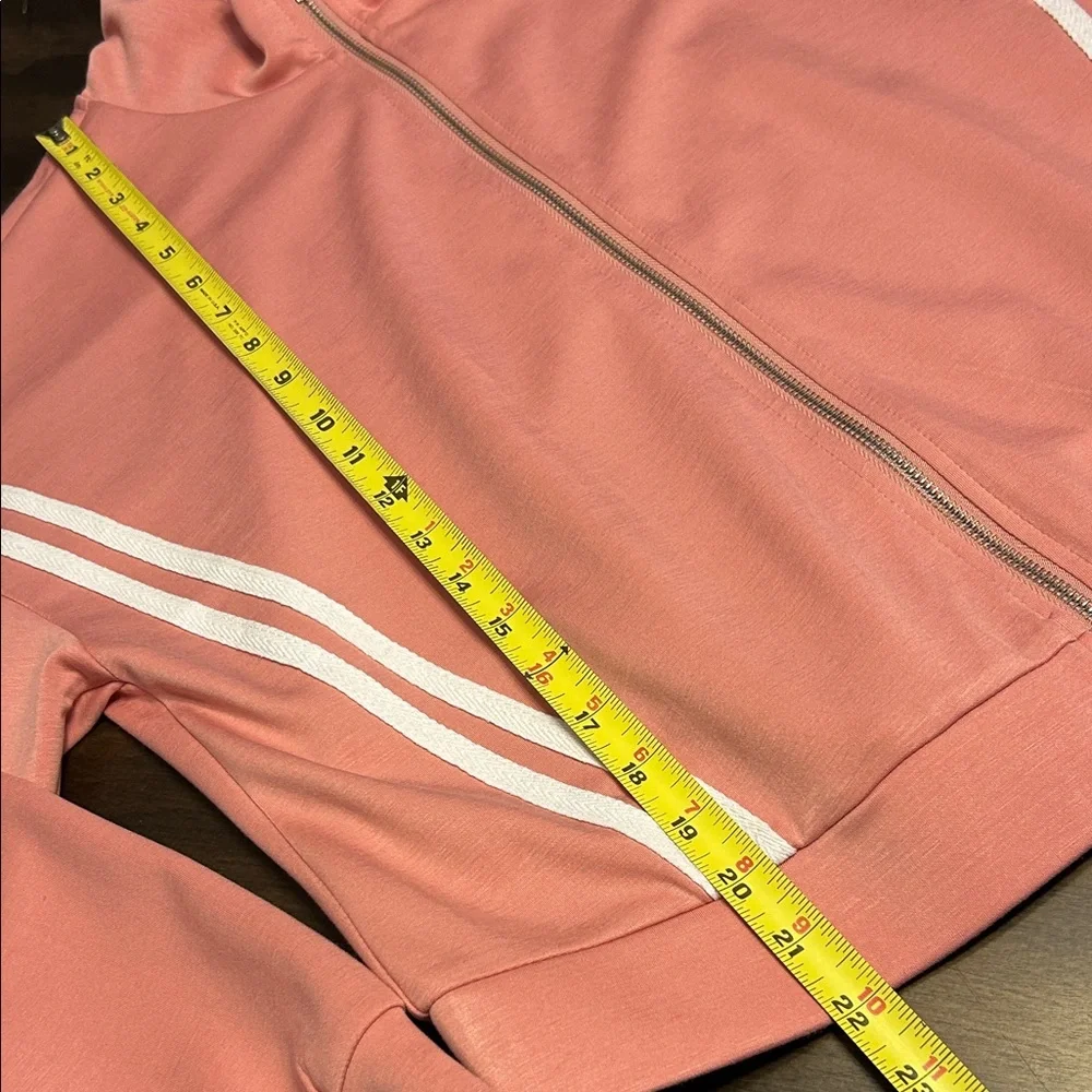 Pink Tracksuit with White Stripes - Picture 9 of 10